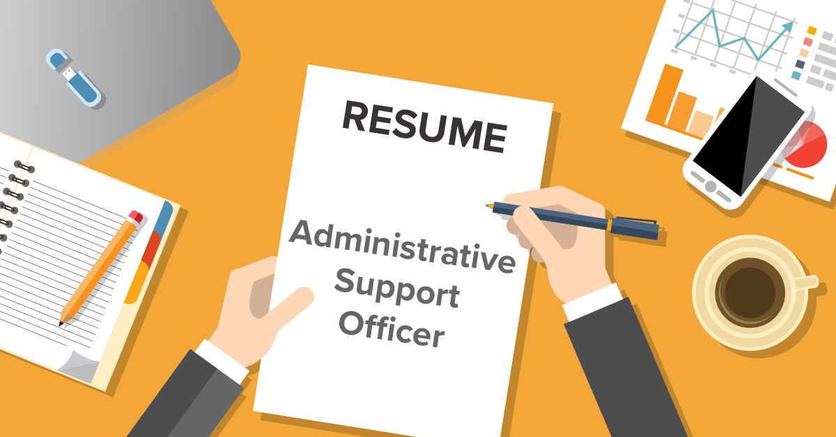 Resume sample for Administrative Support Officer