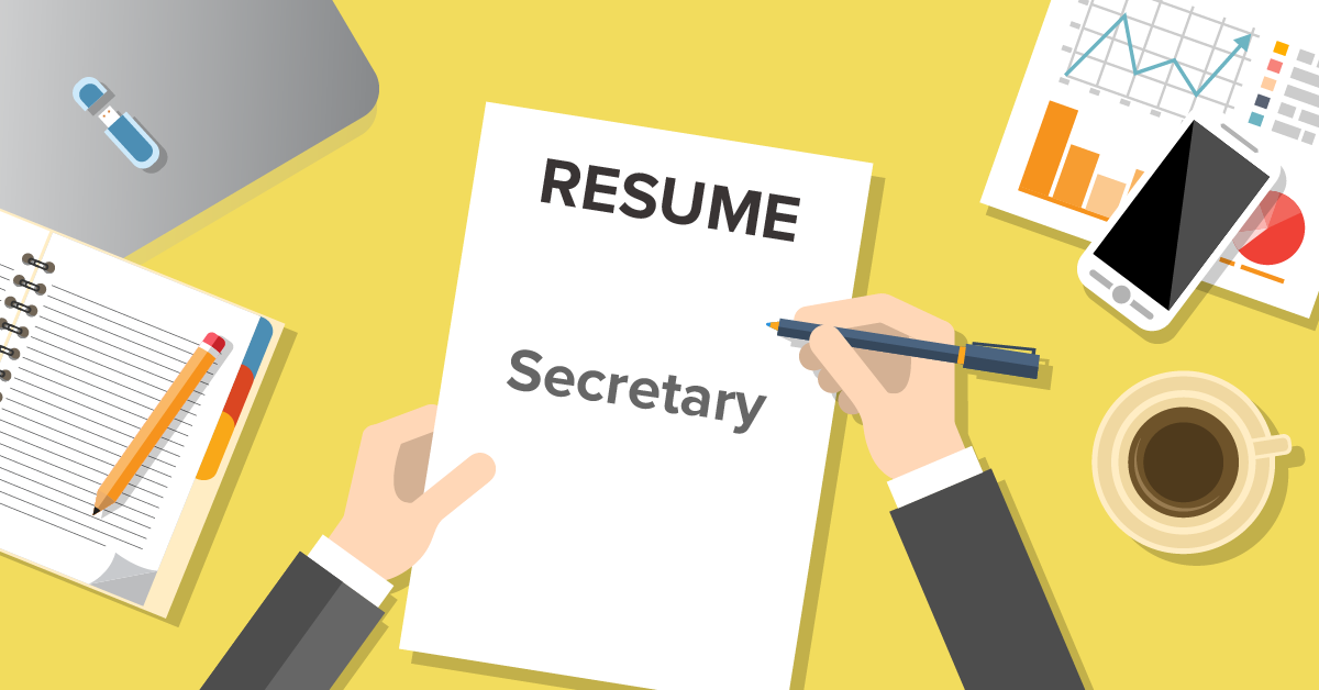 Resume sample for Secretary