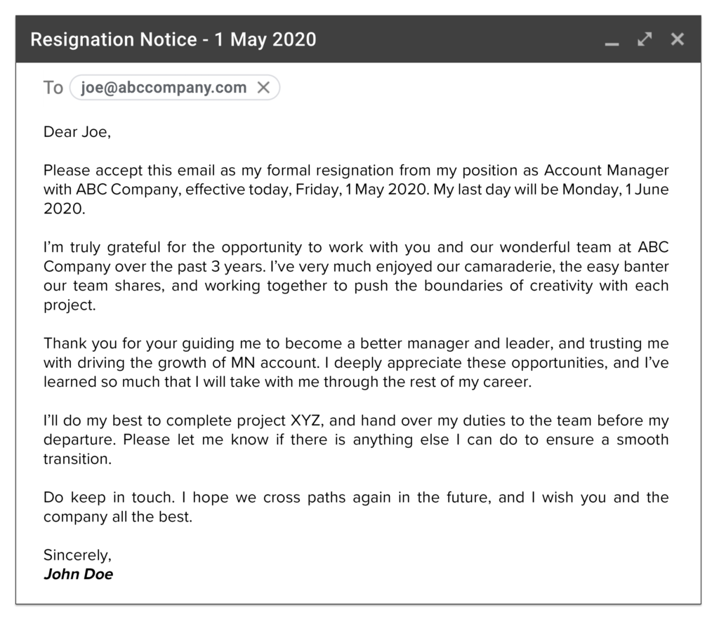 Resignation Letter Template Joe 1024x886