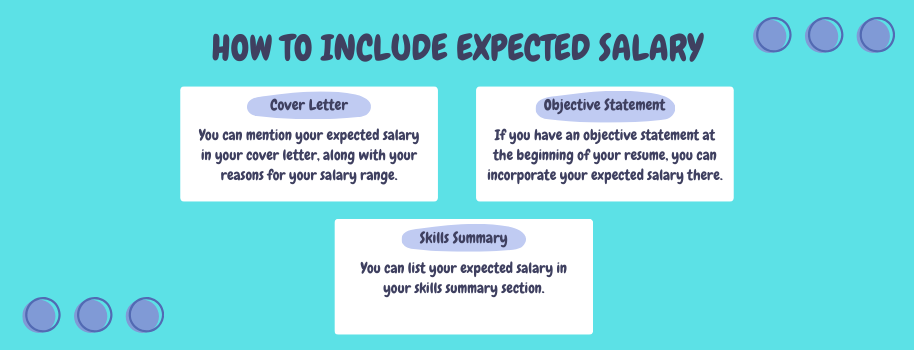 expected salary in resume